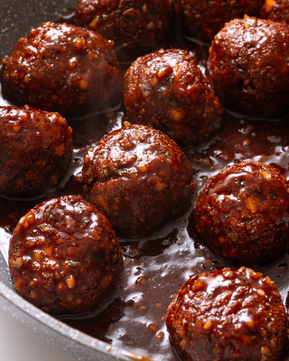 garlic and soy tofu meatballs